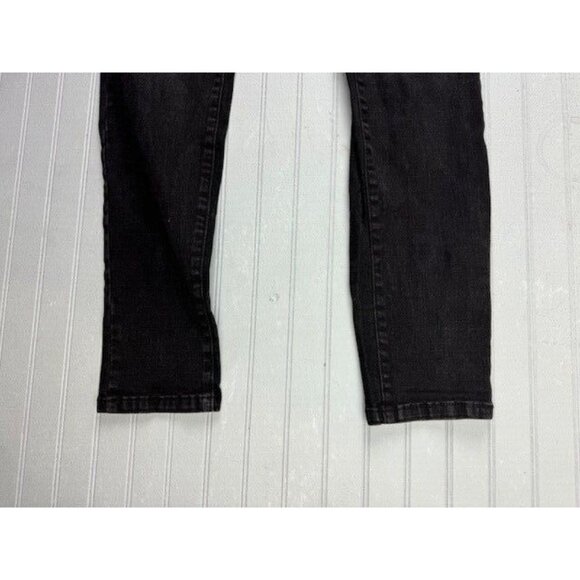 Vanilla Star Size L Womens Overalls Skinny Black Stretch Distress - Picture 6 of 6